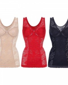 LS5069 럭센스 국산 B컵 노와이어 몰드 레이스 치마 올인원 파워넷 타미 보정 바디쉐이퍼