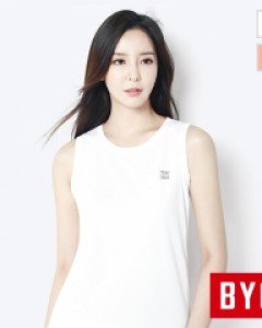 [오렌지 90/95] BWT0016 BYC 보디드라이 쿨 매쉬 여탱탑 냉감 여자 민소매 머슬 런닝 나시