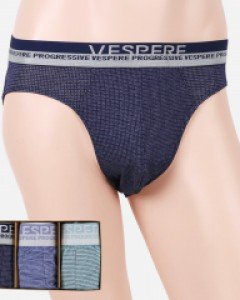 [110] SMP-P345 베스뻬레 쿨 냉감 인견 스판 크레오라 남자 아웃밴드 삼각 팬티 3매입 세트
