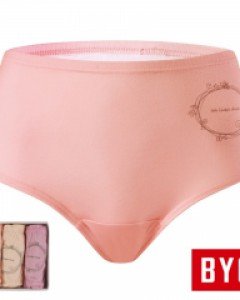 [90/95] BYX0256 BYC 엘레강스 255호 순면 여자 맥시 삼각 팬티 3매입 세트