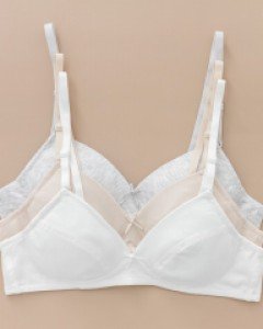 IBR3002 이너쿠키 퓨어 텐셀 여주니어 부직포 패드 노와이어 AAA컵 2단계 브라