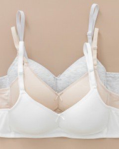 IBR3003 이너쿠키 퓨어 텐셀 여주니어 노와이어 몰드 AA컵 3단계 브라