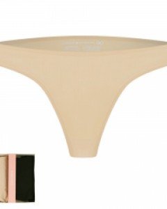 [95] WFS1101 BYC 심리스 T 팬티 스판 여자 삼각 미디 노라인 2매입 세트