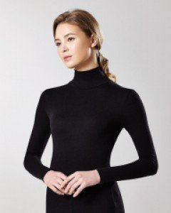 JHWIX013 제임스딘 히트엔진 에어로히트 텐셀 스판 여자 겨울 긴팔 기능성 광발열 내의 내복 터틀넥 상의