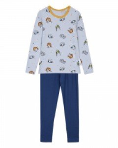 [60호/65호] 뎀뎀 퍼피친구 세트 에어로웜 스판 남아동 주니어 긴팔 상하 실내복 내복 내의 잠옷