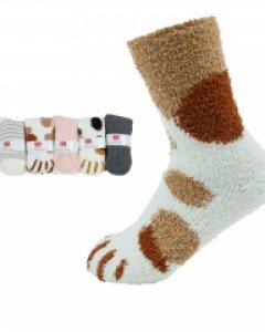 FME2007 BYC 여 기획 수면 양말 여자 겨울 극세사 장목 5족