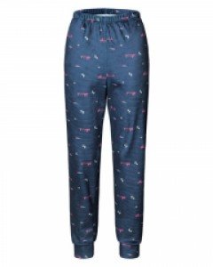 NPG2012 BYC 파자마 극세사 스판 여자 겨울 9부 홈웨어 잠옷 바지 하의