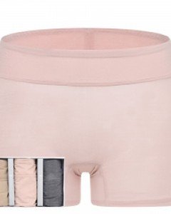 JHWDZ031 제임스딘 여자 기능성 생리대부착 속바지 드로즈 사각 팬티 3매입 세트
