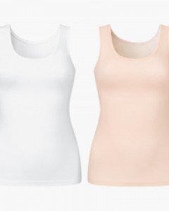 RCG0011 BYC 순면 여자 브라끈 고정 기능 원라인 민소매 나시 런닝