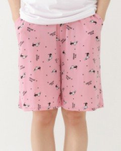 [쿨쿨웨어] WEP5010-4 쿨 냉감 여자 여름 5부 홈웨어 잠옷 바지 파자마 하의