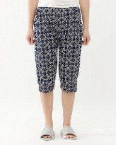 [쿨쿨웨어] WEP7011-4 쿨 냉감 여자 여름 7부 홈웨어 잠옷 바지 파자마 하의