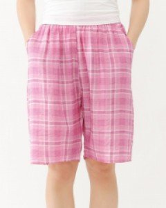 [쿨쿨웨어] WEP5019-3 쿨 냉감 인견 여자 여름 5부 홈웨어 잠옷 바지 파자마 하의