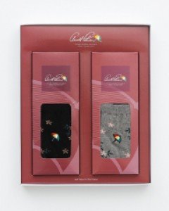 AP2029S2 아놀드파마 국산 여자 정장 중목 양말 2족 선물 세트