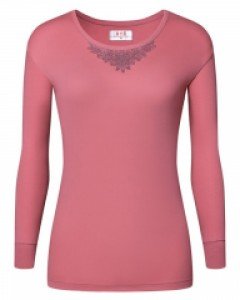 [100/105] DCS5025 BYC 60수 순면 양면 레이스 여자 겨울 긴팔 내복 내의 상의