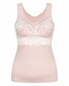 LU3039 럭센스 국산 A컵 텐셀 레이스 노와이어 민소매 브라 런닝