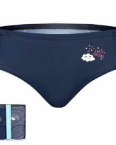 [85] WNP1311 BYC 면스판 여자 위생 샘방지 안심 미디 삼각 팬티 2매입 세트