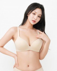 JBR1293 비너스 A~B컵 퓨징 누디 노와이어 일체형 몰드 풀컵 브라