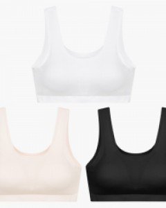 GB5691 고아라 메쉬 에어로쿨 쿨 냉감 무봉제 퓨징 프리커팅 심리스 초경량 노와이어 런닝형 브라 브라탑 브라캡