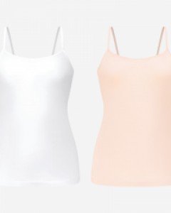 RRG0013 BYC 인견 쿨 냉감 여름 여자 기능성 끈조절 끈 나시 케미솔 런닝