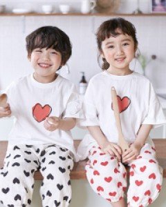 마이하트 반팔 아동 21B09K/ 패밀리룩,가족사진의상