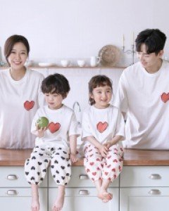 마이하트 반팔 패밀리 21B09/ 패밀리룩,가족사진의상