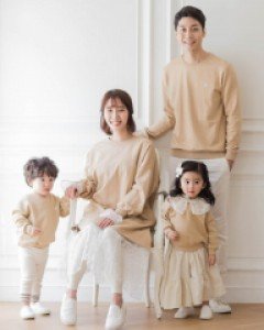 [가족긴팔티&패밀리룩]패밀리 베이글 긴팔 19A01