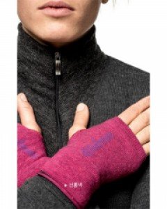 [정품][울파워]손목 게이터 200 선홍색 (9672) 반장갑 핸드워머