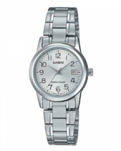 [정품][카시오]LTP-V002D-7B 여성 정장 손목시계 메탈밴드