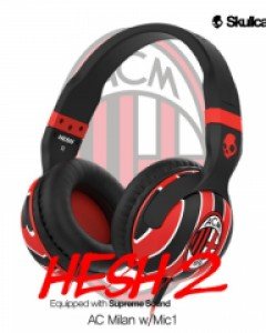 [스컬캔디]HESH2 AC Milan 헤쉬2 AC밀란 1마이크 헤드폰
