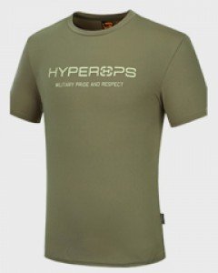 [정품][하이퍼옵스]파노 로고 폴리진 티셔츠 레인저그린 밀리터리룩 반팔셔츠 (PANO-Logo T-Shirt)