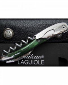 [샤또라기올]그랑 크뤼 스타미나우드 그린 와인 오프너 따개 Chateau Laguiole Grand Cru