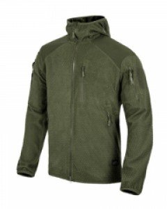 [헬리콘텍스]알파 후디 플리스 자켓 (올리브 그린)