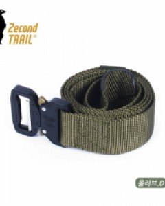 [세컨트레일]클로 택티컬 코브라버클 벨트 올리브드랩