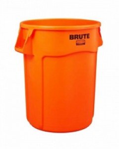 [러버메이드]벤티드 브루트 컨테이너 (121L)오렌지색 #2119308