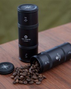 [캠핑문]알루미늄 원두통 캐니스터