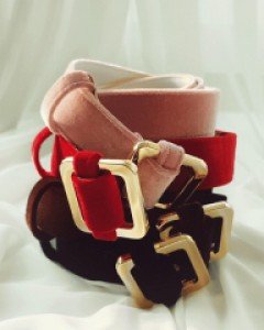 벨벳 사각 벨트