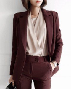 만다린 버튼 수트 정장세트 (2PCS) ▨리미티드 20%▨