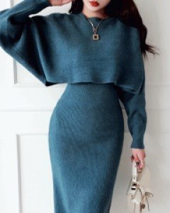 메이 앙고라 니트 투피스 ▨리미티드 20%▨