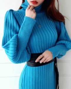 [체온UP]  제인 머메이드 니트 원피스 (벨트set) ▨리미티드 10%▨