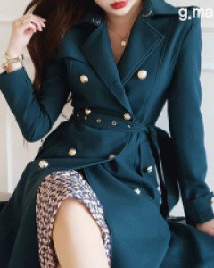 블런 견장 롱 트렌치코트 ⓟ ▨리미티드 20%▨
