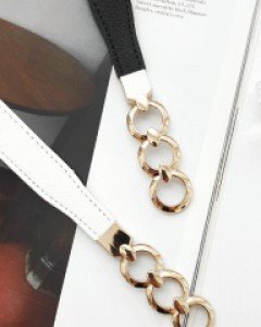 골드 서클 밴딩 벨트