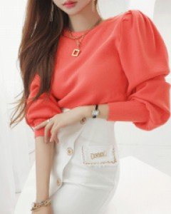 캔디 어깨 셔링 니트 ▨리미티드 20%▨