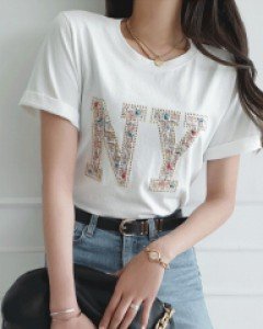 트위드 뉴욕큐빅 라운드티 ▨리미티드 15%▨