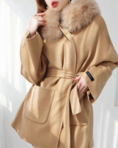 [하이퀄리티 핸드메이드] 폭스 울 코트(벨트set)   ▨리미티드 15%▨