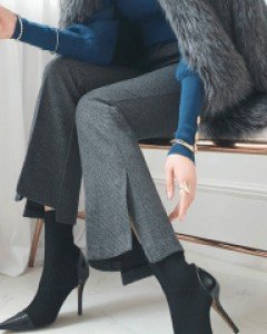 리치 체크 밴딩 부츠컷 슬랙스 ▨리미티드 10%▨