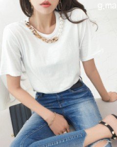 블링 체인빅진주 반팔티 ▨리미티드 20%▨