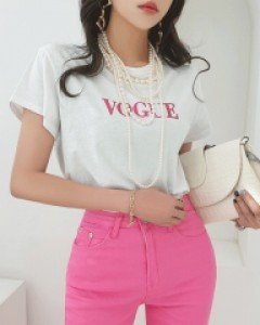 보그 펄 레터링 반팔티 ▨리미티드 10%▨