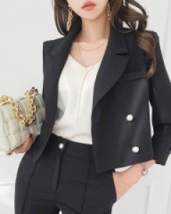 얼루어 진주 크롭자켓  ▨리미티드 15%▨