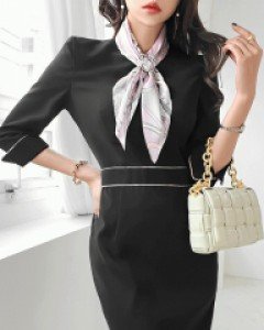 아인 스카프 원피스 (스카프set)  ▨리미티드 15%▨