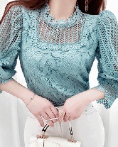 러블리 레이스 블라우스